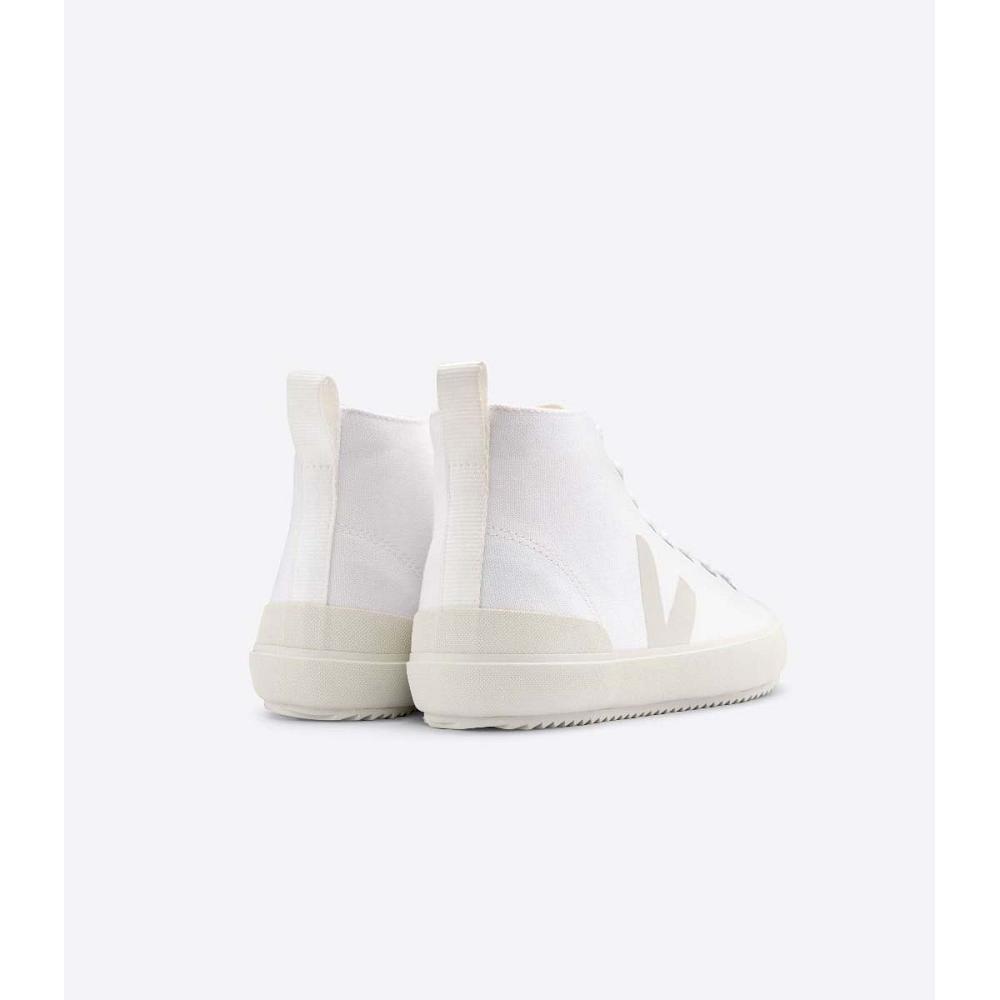 Men's Veja NOVA HIGH TOP CANVAS PIERRE High Tops White | ZA 103FDN